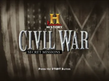 History Civil War - Secret Missions screen shot title